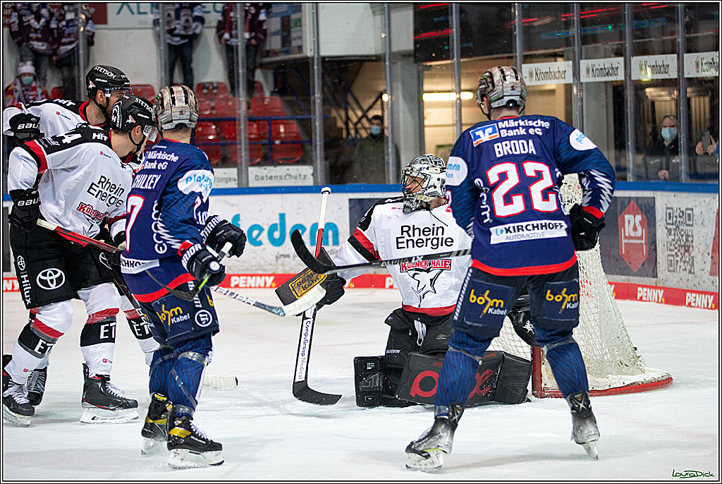 PENNY DEL; Iserlohn Roosters- Koelner Haie; Iserlohn, 05.12.2021